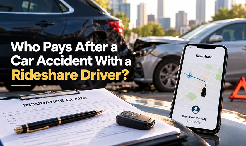 Who Pays After a Car Accident With a Rideshare Driver?